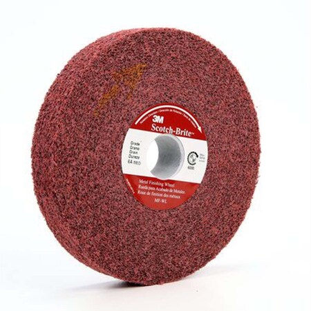 3M Scotch-Brite Metal Finishing Wheel, Mf-Wl, 6A Medium, 6 In X 1 In X 1 In 7010365658